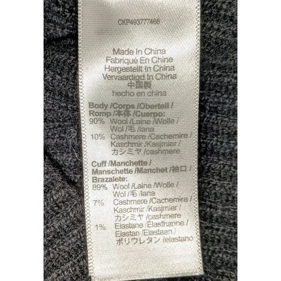 Madewell XXS Black‎ Sweater Square Neck Ribbed Knit Balloon Long Sleeve NWT $118 - Picture 12 of 12